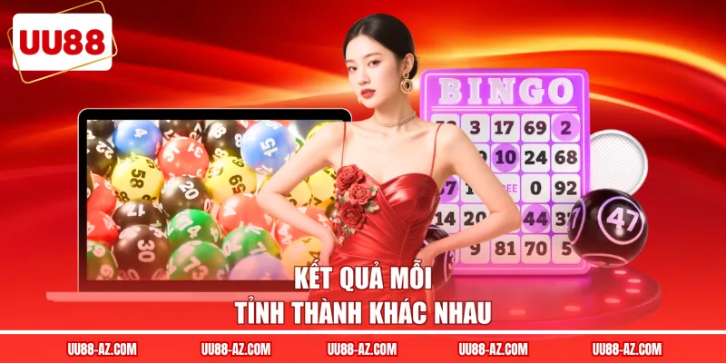 Kết quả mỗi tỉnh thành khác nhau